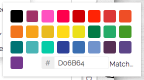hex color codes