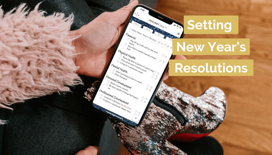 setting new years resolutions