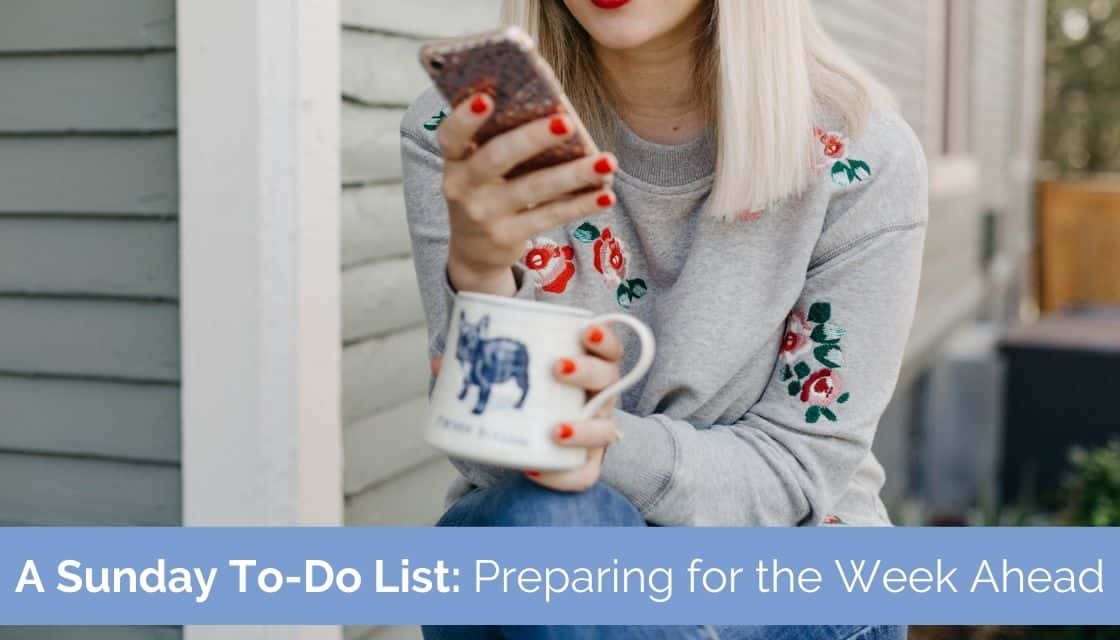 Sunday to-do list